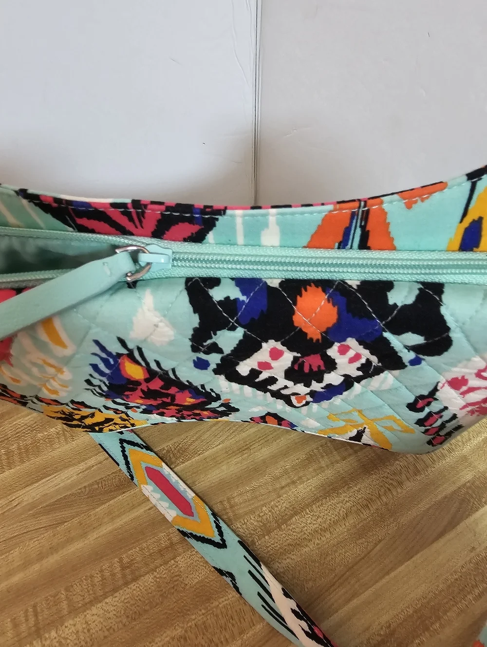Vera Bradley Pueblo Mini Hipster  Crossbody Bag Wallet Eye Case Coin Purse Set